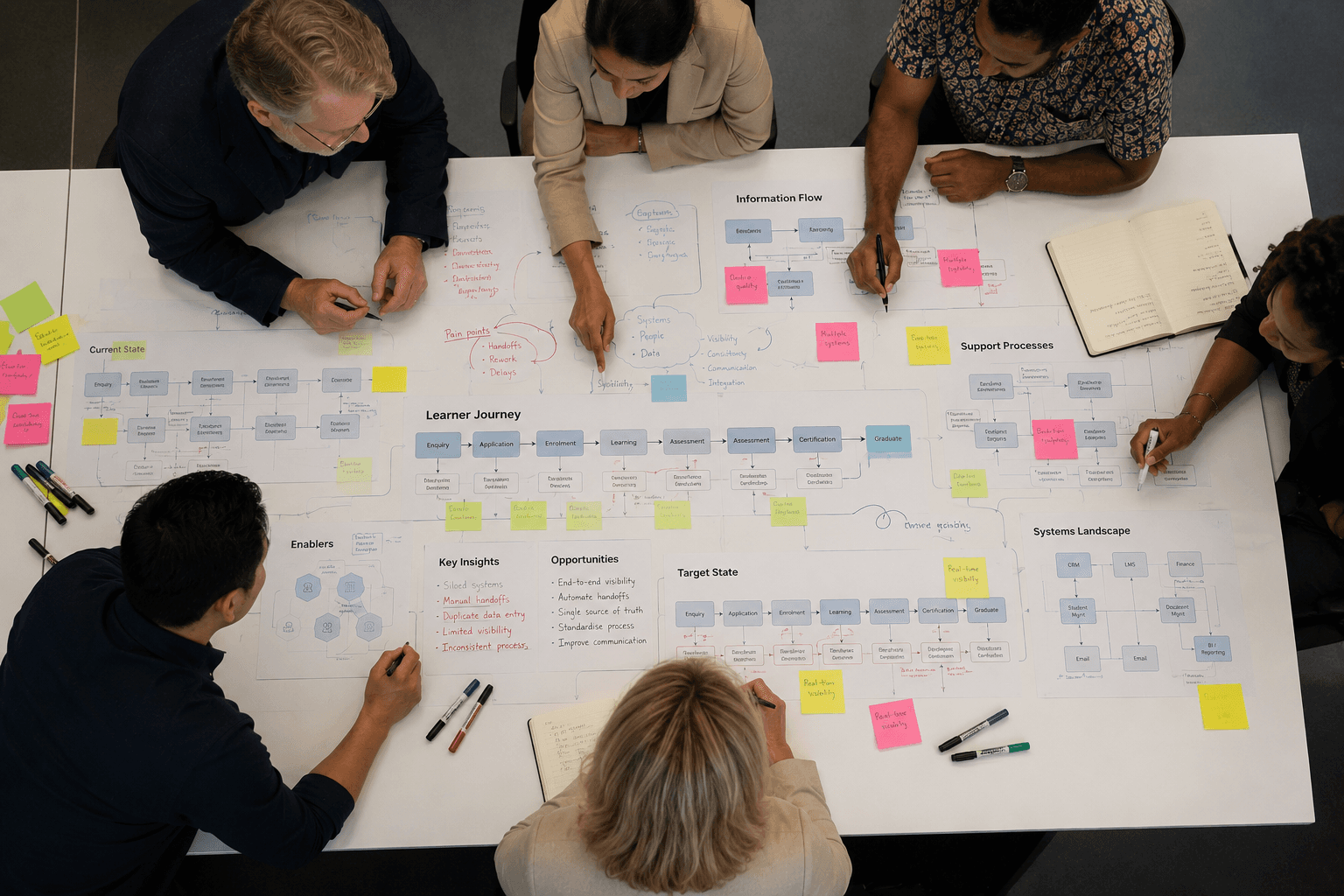 Business systems research workspace